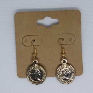 Gold Coin Earrings