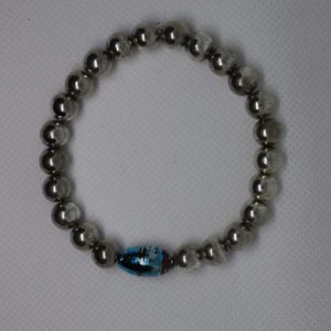 Silver & Glass Bead bracelet
